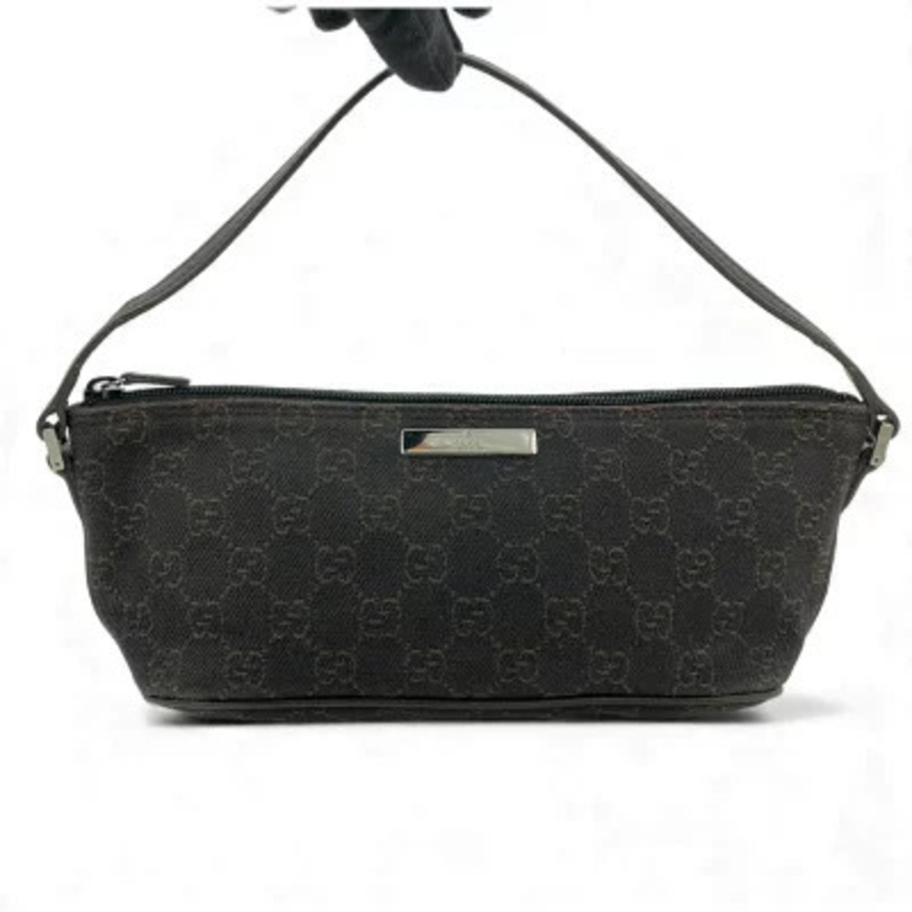 Gucci GG Canvas Accessory Pouch Black